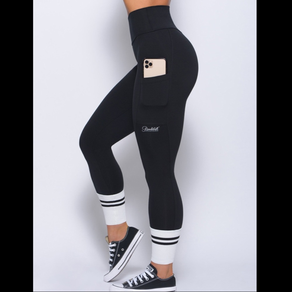 Bombshell leggings, low sock style